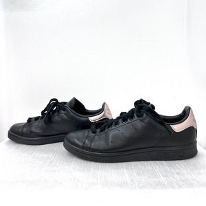 Adidas Black And Rose Gold Shoes 